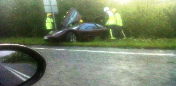 Rowan Atkinson Crashes Pride Of Car Collection: McLaren F1 (Picture)
