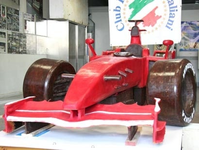 Chocolate Ferrari F1 Car
