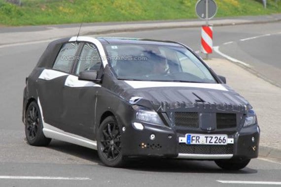 2012 Merc B-Class New Spy Photos Emerge