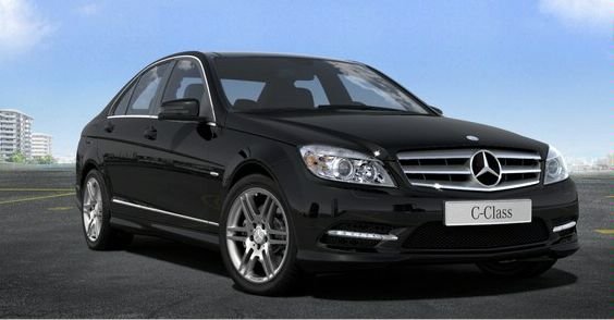 Mercedes C Class to get LED daytime driving lamps.
