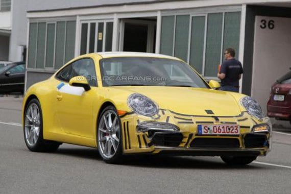 2012 Porsche 911 Caught on Cam, Undisguised